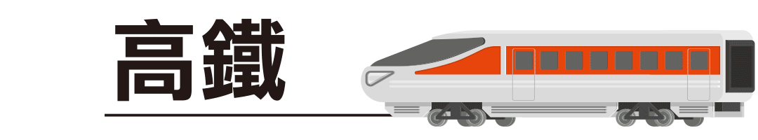 搭乘大眾運輸工具高鐵到EK美學診所